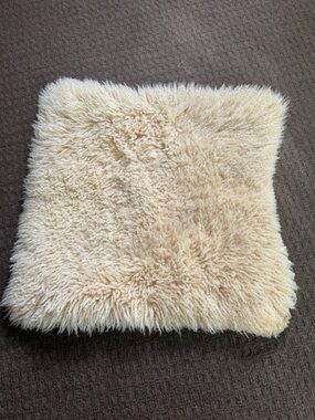 Vintage Genuine Sheepskin Corduroy Decorative Pillow Cover